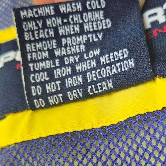 Polo Sport Ralph Lauren Nylon Wind Vest Shell 5 Pockets Outdoor Mens Size Medium - Picture 10 of 13